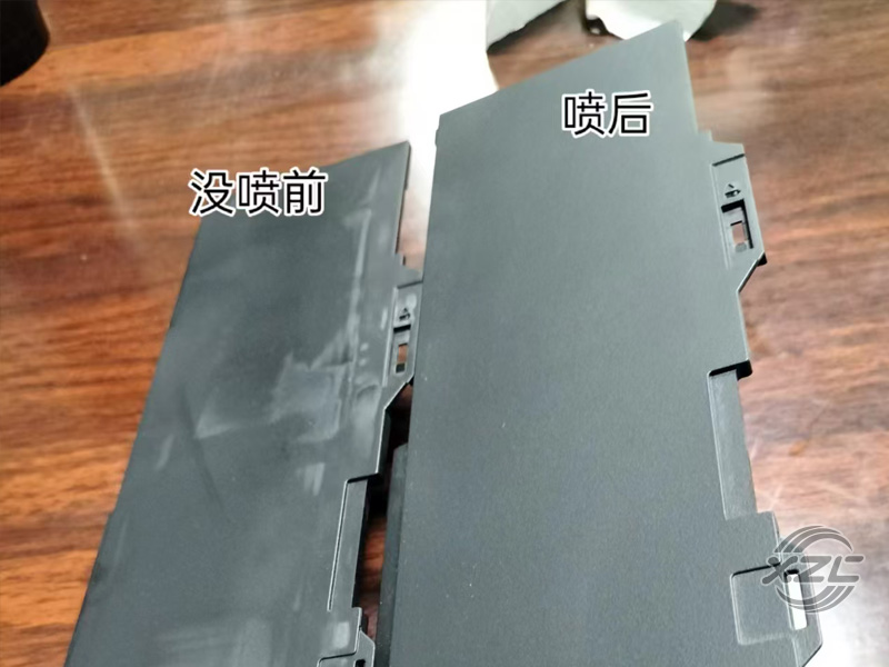 塑膠件噴砂上色